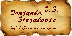 Damjanka Stojaković vizit kartica